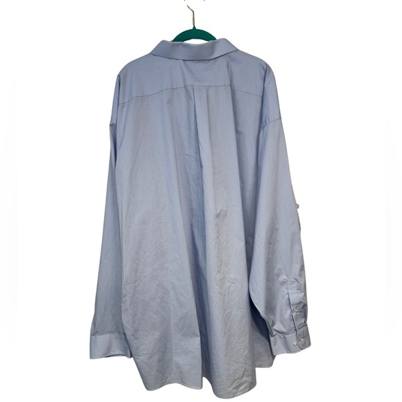 Stafford Big and Tall Light Blue Button Down Size 22 38-39 - Picture 9 of 14